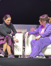 Andrea con Ana Ivars