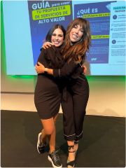 Andrea con Ana Ivars